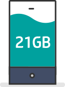 21GB