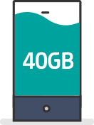 40GB
